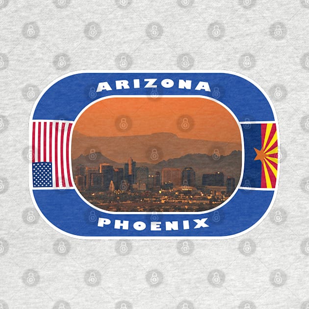 Arizona, Phoenix City, USA by DeluxDesign